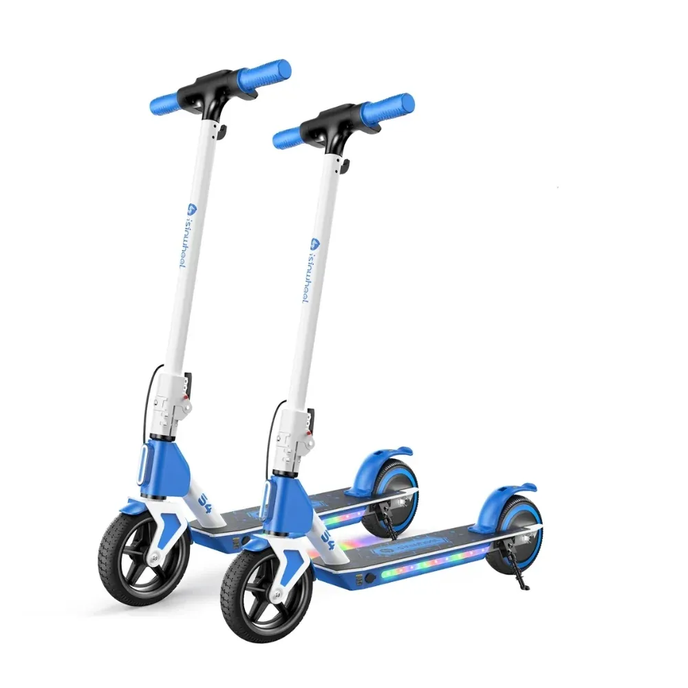 Isinwheel S7/S4 Trottinette Électrique pour Enfant Réglable en Hauteur