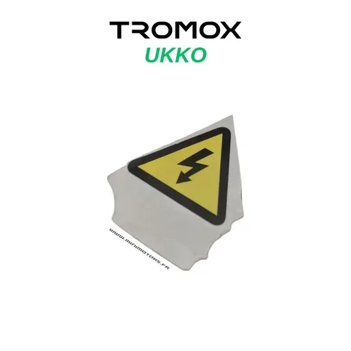 UKKO · STICKER AVERTISSEMENT ÉLECTRIQUE