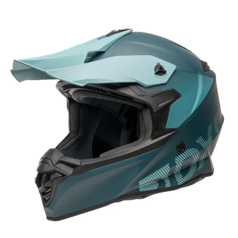 Casque intégral VTT · trottinette · motocross ARGESS ABYSS Bleu