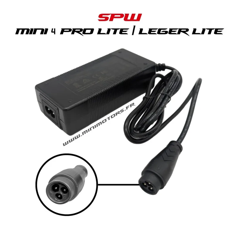 Chargeur 42V 2Ah – Speedway Mini 4 Pro & compatibles