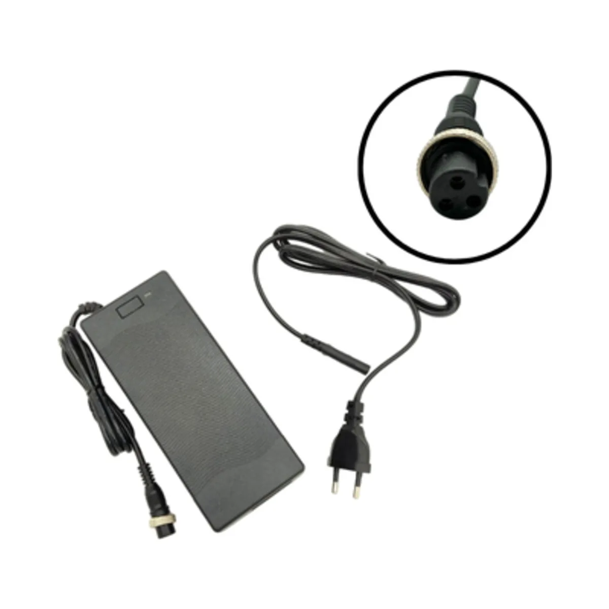 Chargeur - 2 broches - pour batterie auxiliaire de Dualtron X - 66,4V - 1,75A MAX