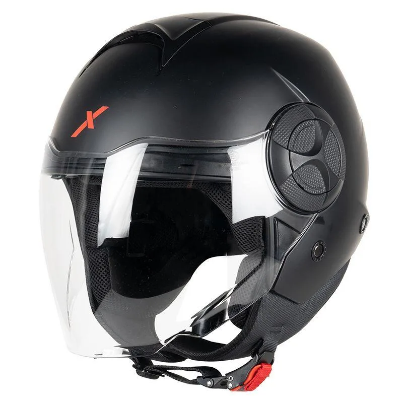 MOTOBLOUZ Casque Vélo · Trottinette · Scooter visière solaire ARKEON Noir Mat