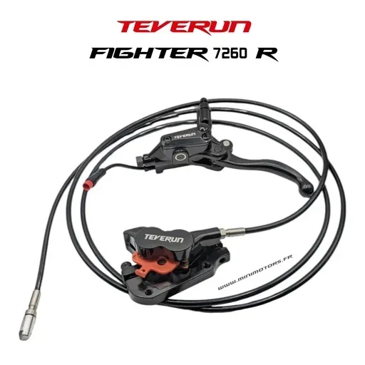 TEVERUN 7260R & FIGHTER 11 2025 · KIT DE FREIN COMPLET ARRIERE (4 PISTONS) V2