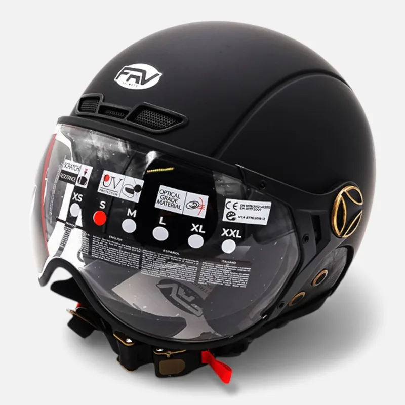 Casque JET FRV – Noir mat