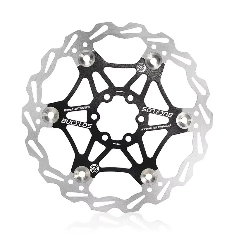 Labashop Disque de frein Bucklos noir 160mm KuKirin G2 Master