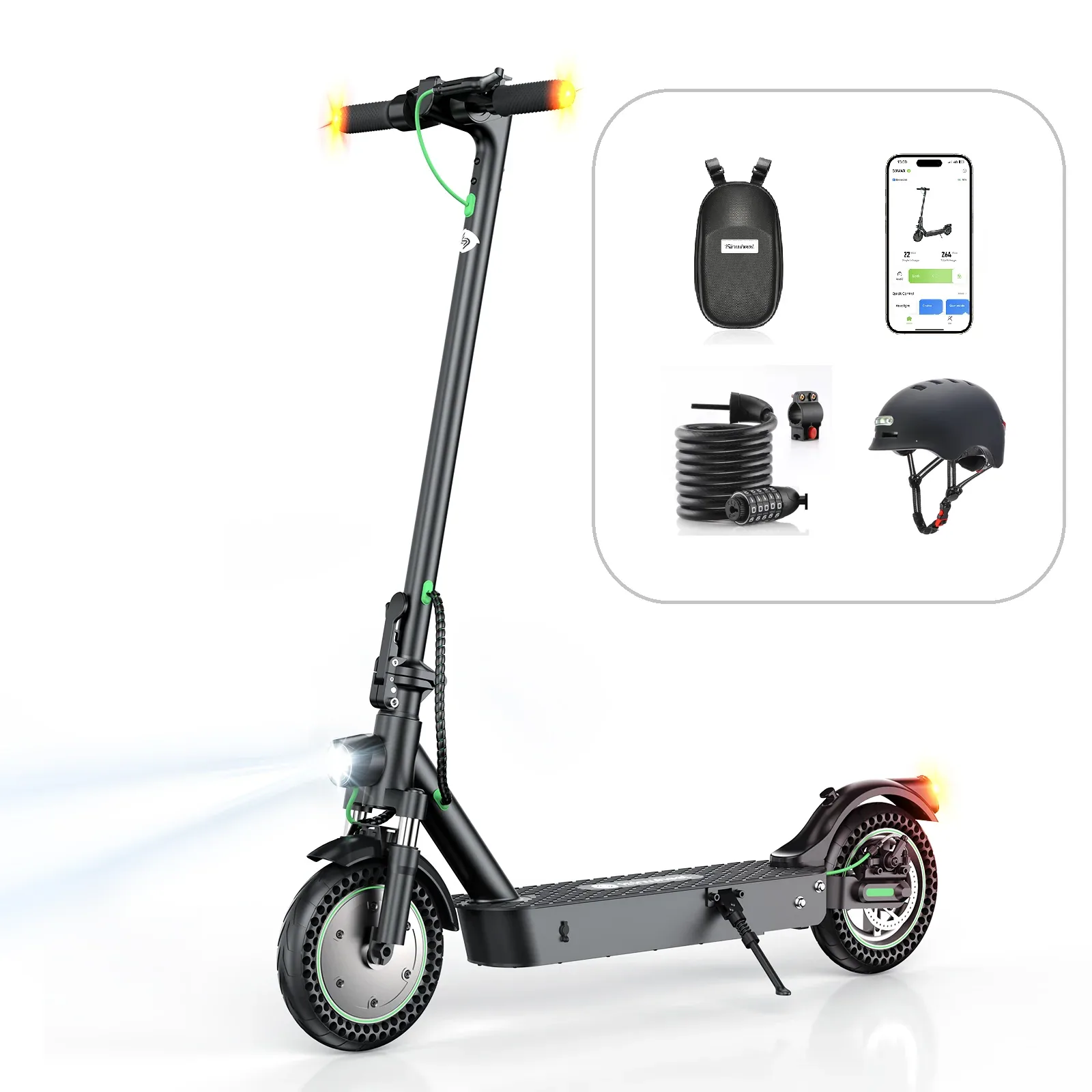 Isinwheel® S9MAX Trottinette électrique 500W pour adultes