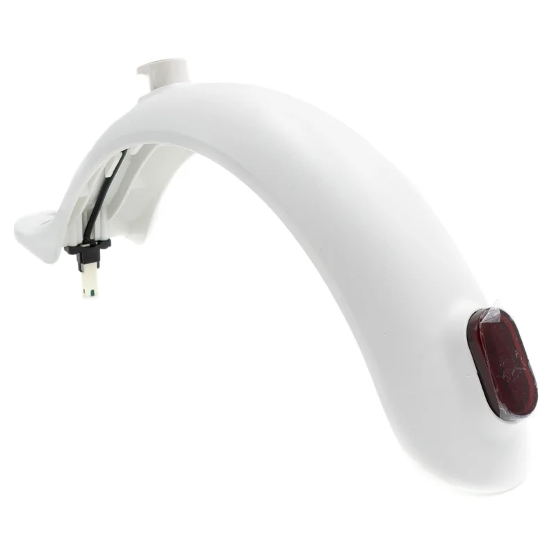 Aile arrière blanche + crochet + feu arrière pour Xiaomi M365/M365 Pro
