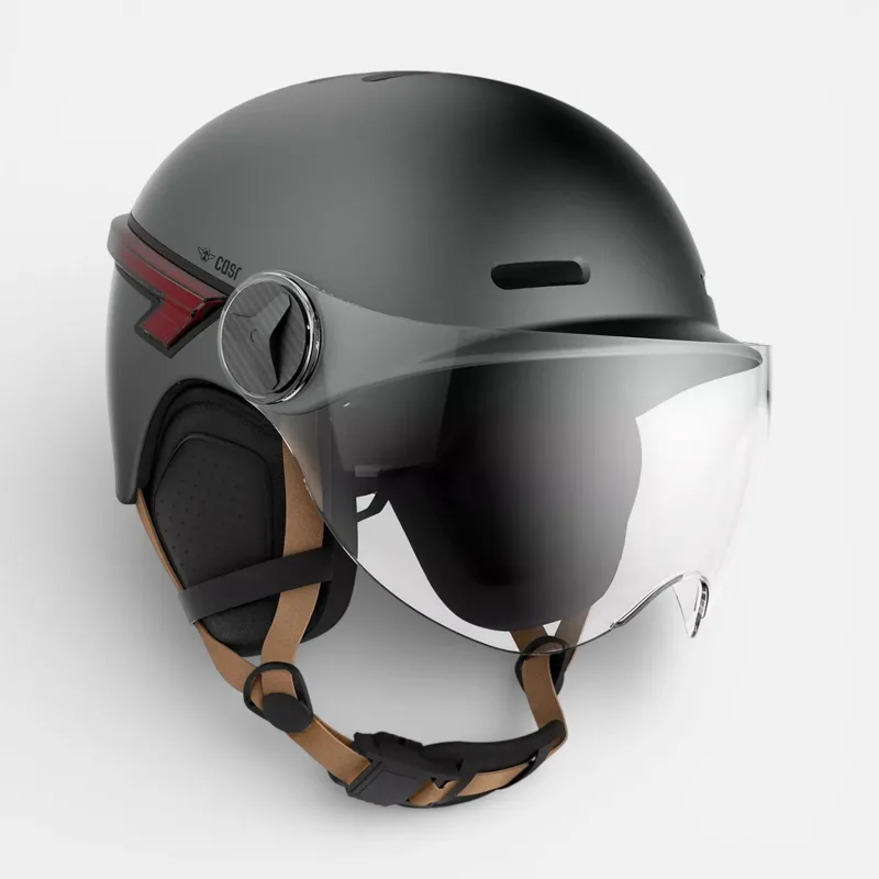 Casque CASR Led Glow Gris Anthracite Mat