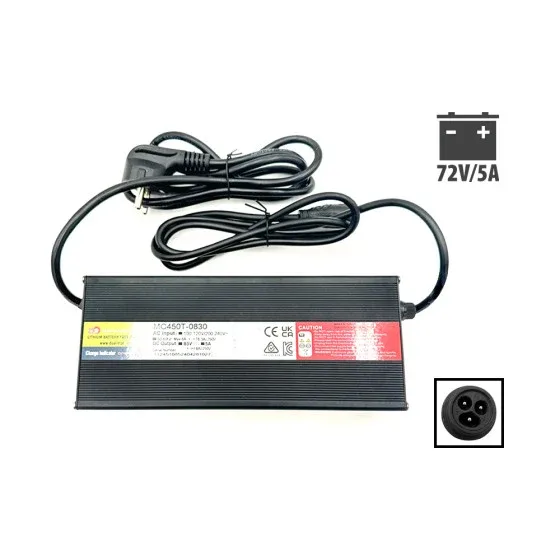 Chargeur rapide Dualtron 72V 5A prise LP-16