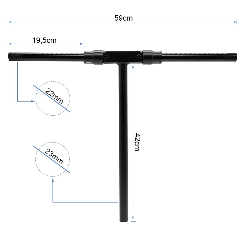 Guidon pliable 42/59 cm pour Smartgyro