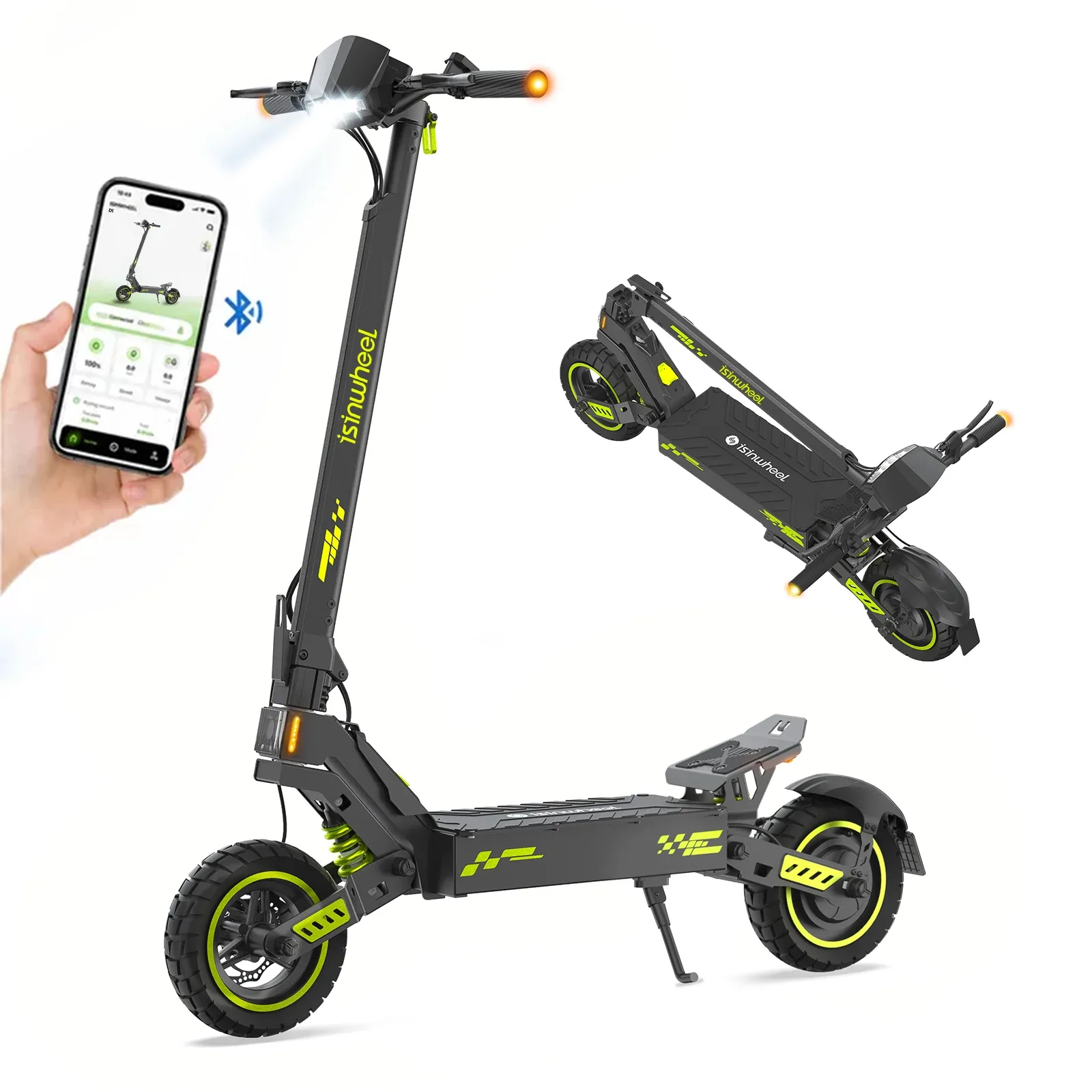 Isinwheel D1 Trottinette électrique tout terrain 1200W