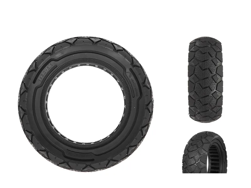 Pneu plein sans chambre KuKirin G2 PRO 2024 tout‑terrain 9x3.0‑5.5 polyuréthane