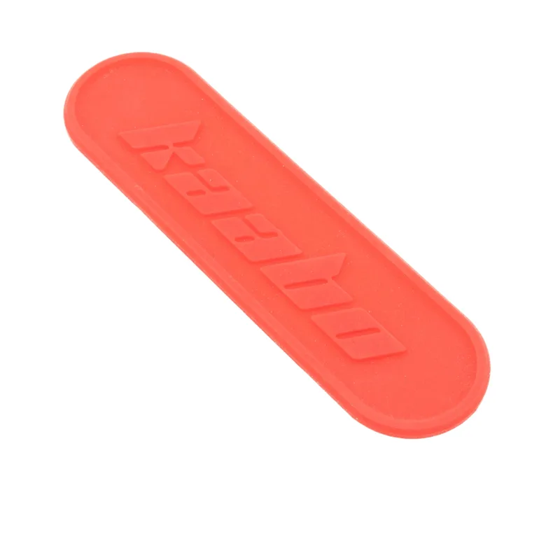 Plateforme Logo Kaabo Wolf King GT Sticker Silicone Rouge