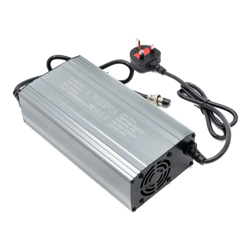 Chargeur GX16 72V 84V Chargeur rapide 2A 3A 4A 5A 8A 10A