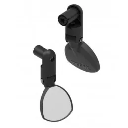 RÉTROVISEUR EN BOUT DE GUIDON RABATTABLE SURFACE MIROIR 25cm - ZEFAL