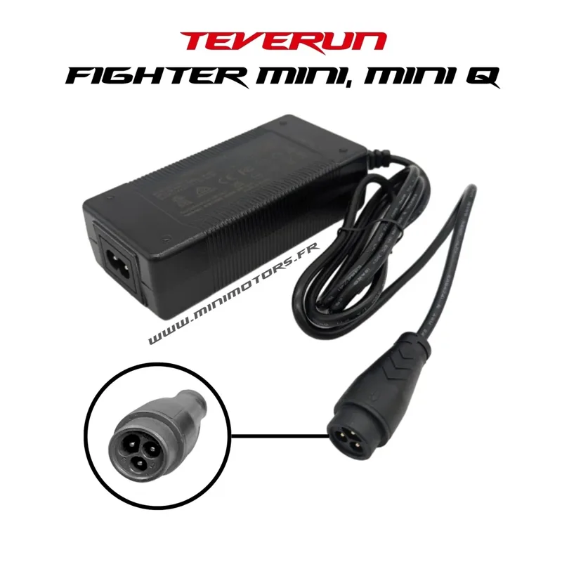 Chargeur 58.8V 2A – Teverun Fighter Mini, Fighter Q & compatibles