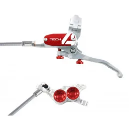 Frein HOPE TECH 4 E4 Argent Rouge