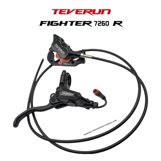 TEVERUN 7260R & FIGHTER 11 2025 · KIT DE FREIN COMPLET AVANT (4 PISTONS) V2