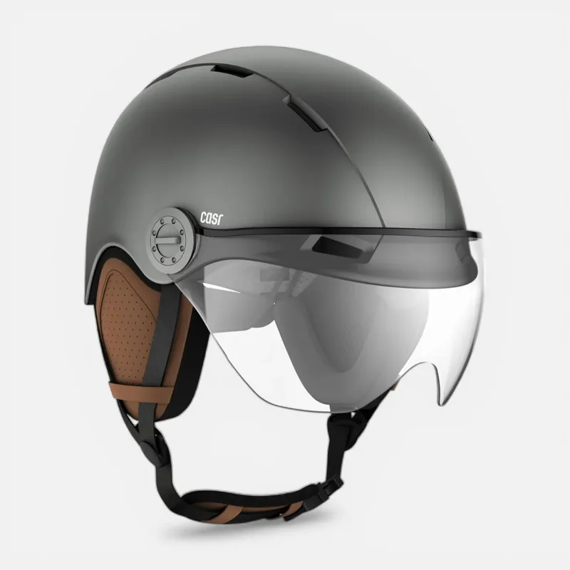 Casque CASR Style Gris avec visière