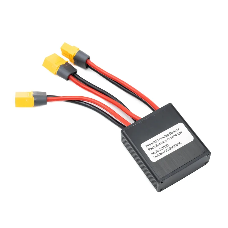 Convertisseur de décharge à double batterie 20V-84V échangeable à chaud