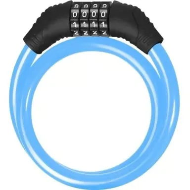 Beeper - Antivol trottinette et vélo - BEEPER - Câble 60 cm - Code 4 chiffres - Bleu