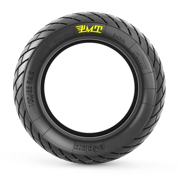 Pneu PMT pour Hyper Scooter 72V – e-Splora · 100/55-6.5 · Convient à la plupart des jantes 6.5"
