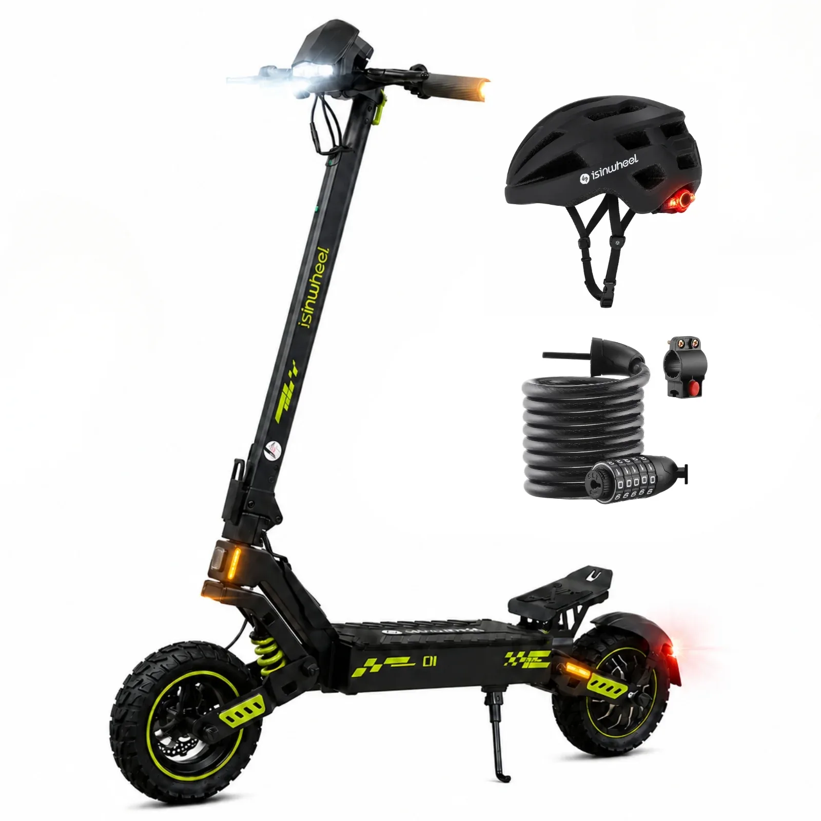 Isinwheel D1 Trottinette électrique tout terrain 1200W