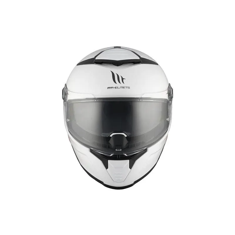 MT HELMET Thunder 4 SV Solide A0 Gloss Pearl Blanche