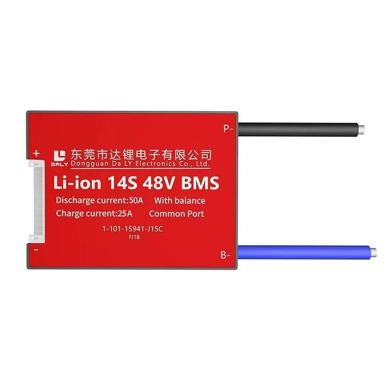 BMS DALY 14S 52V 50A – Batterie Li-ion auto-équilibrée