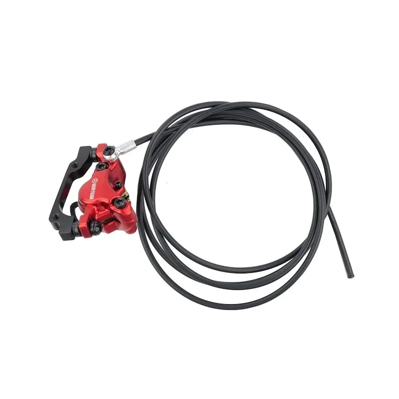 Étrier de frein hydraulique arrière double piston rouge