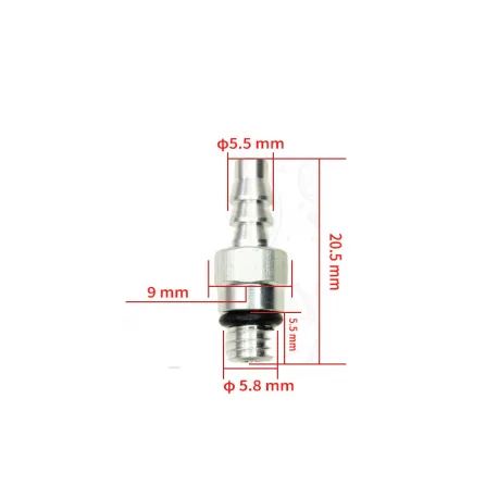 Connecteur de purge M6 – freins hydrauliques vélo, VTT, trottinette