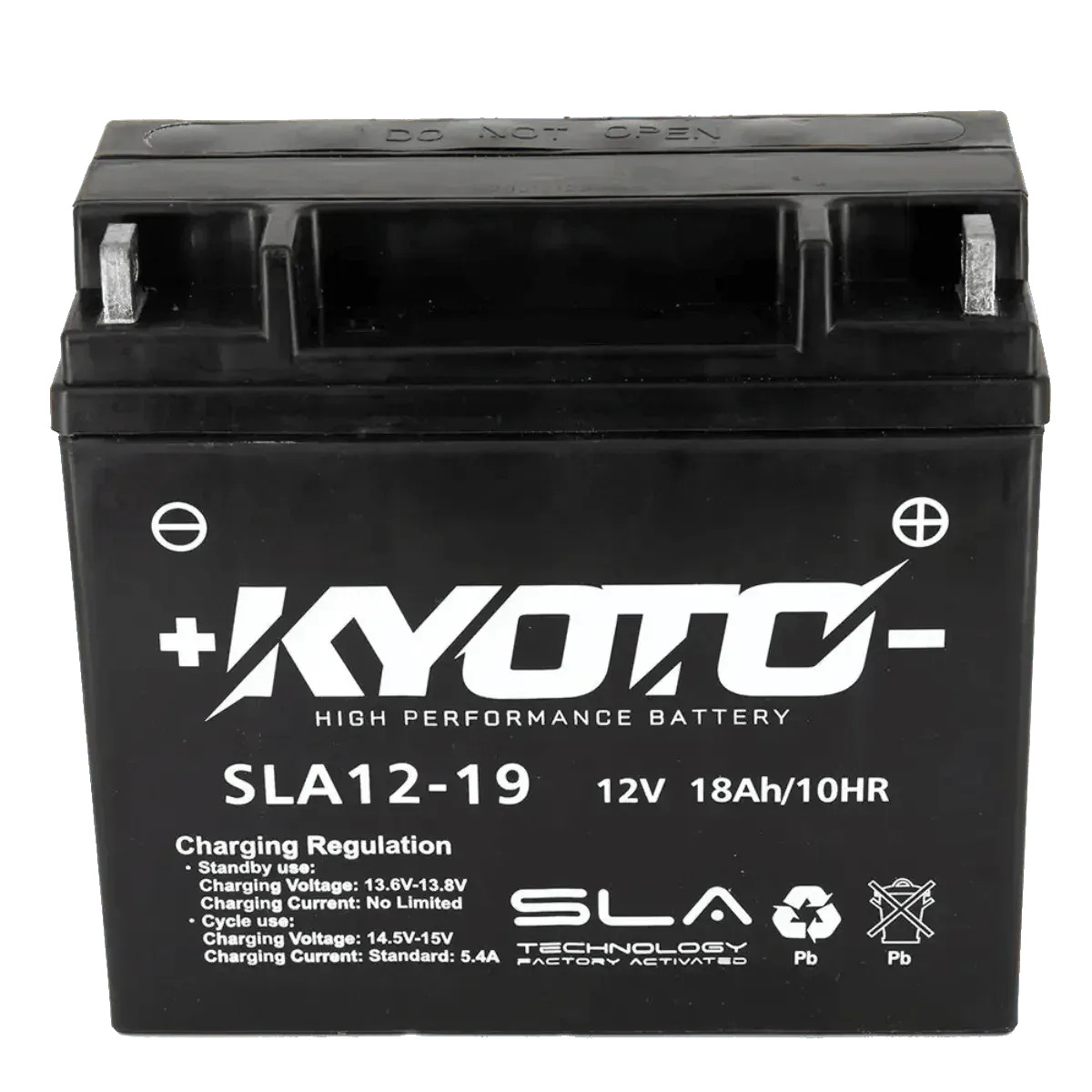Batterie SLA12-19 KYOTO 12V 18Ah AGM 250A – référence 512219