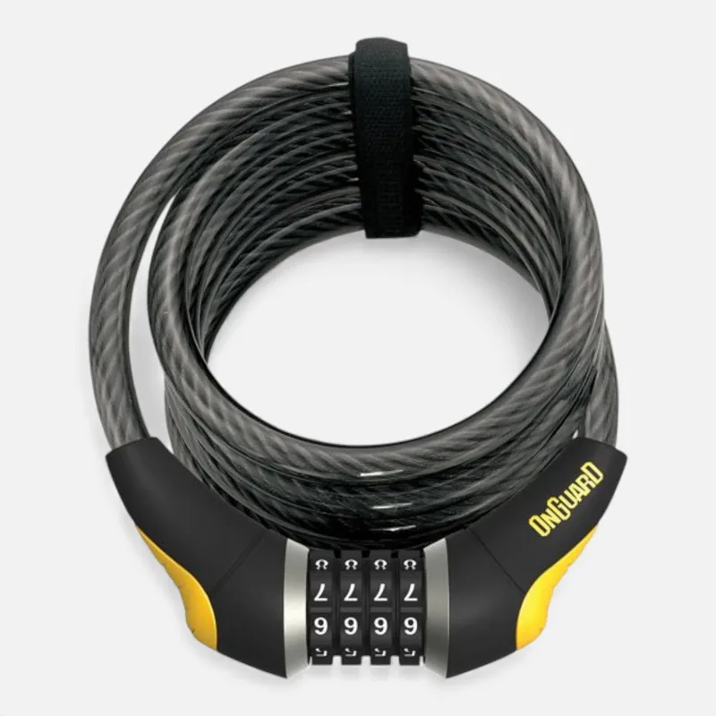 Antivol câble à code OnGuard Doberman Combo (185 cm x 12 mm)