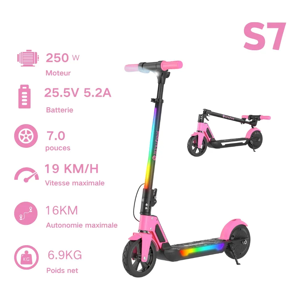 Isinwheel S4 Trottinette électrique pour enfants