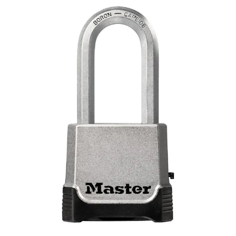 Cadenas Haute Sécurité [Combinaison et Clé] [Zinc] [Anse XL]