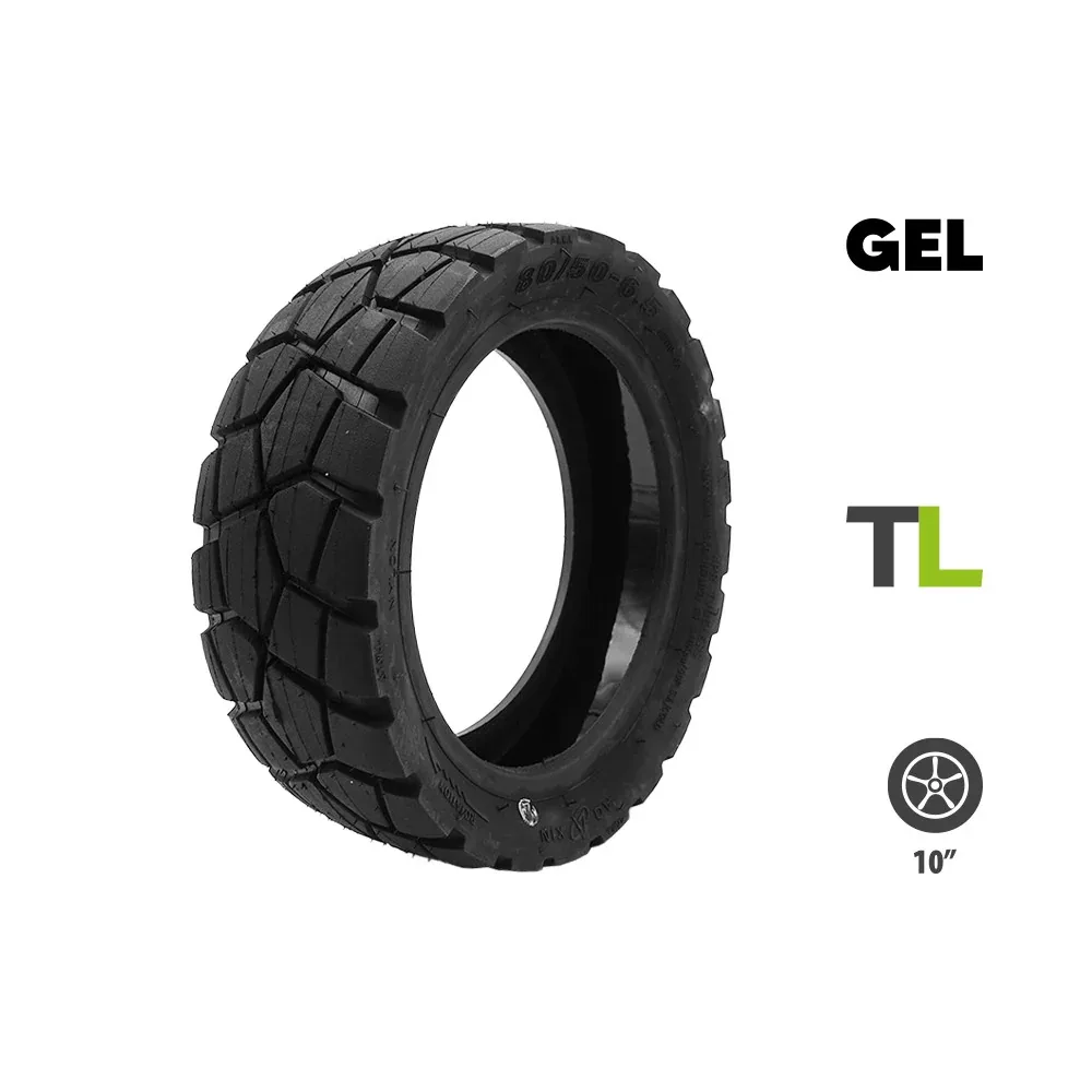 Pneu 80/50-6,5 tubeless + gel anticrevaison Dualtron Victor 2025