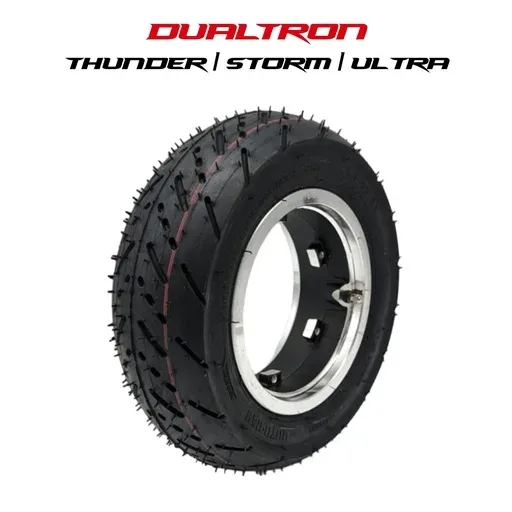 DUALTRON THUNDER 1/2 & STORM & ULTRA & ALIEN · JANTE AVANT/AR AVEC PNEU (ANTI-CREVAISON)