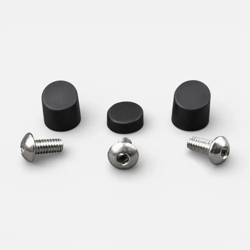 Bouchons cache-vis noir + vis inox – Xiaomi M365, M365 Pro, 1S, Essential, Pro 2, Mi 3