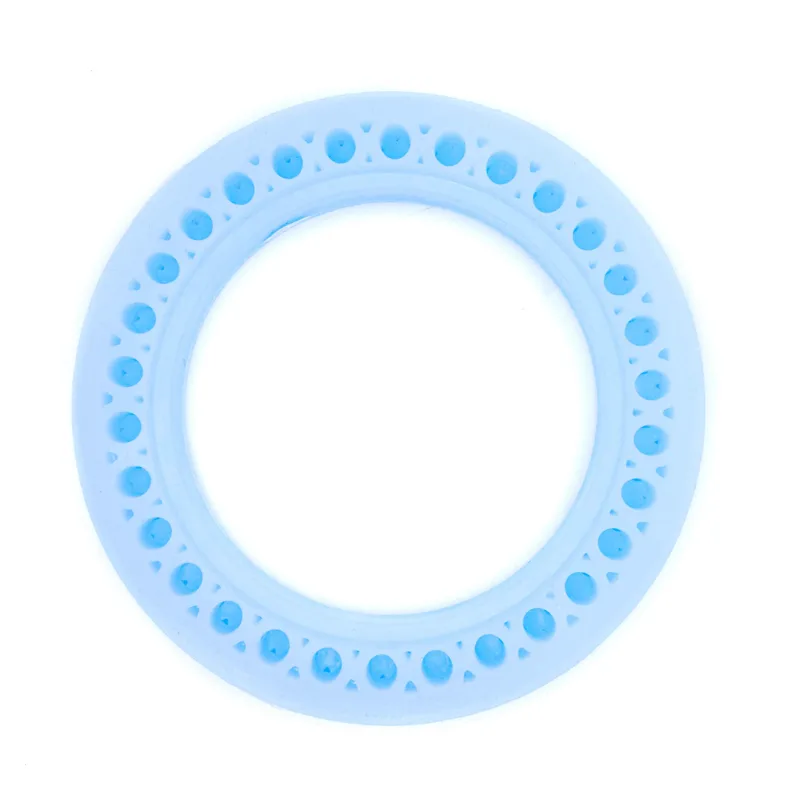 Nid d'abeille pneu solide bleu fluorescent pour Xiaomi M365/M365 Pro