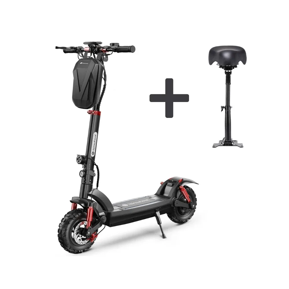 Isinwheel® GT2/GT1 Trottinette électrique tout terrain 1200W pour adultes et adolescents