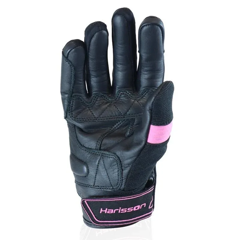 Gants Harisson été Rock pour femme Noir · Rose