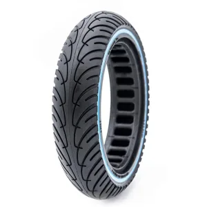 Pneu plein ultraléger 8,5x2-6,1/B34 - ligne bleue