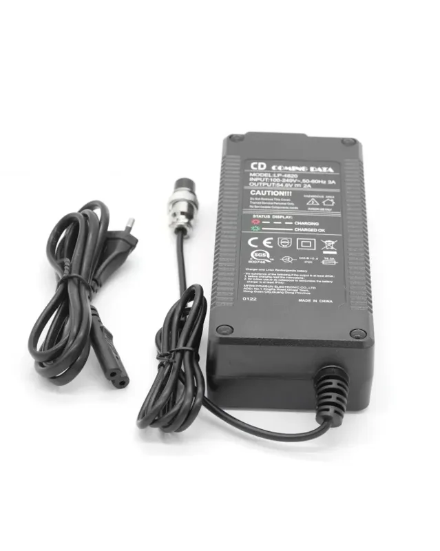 Chargeur 54.6V 2A pour trottinette électrique Motus PRO 10 2022
