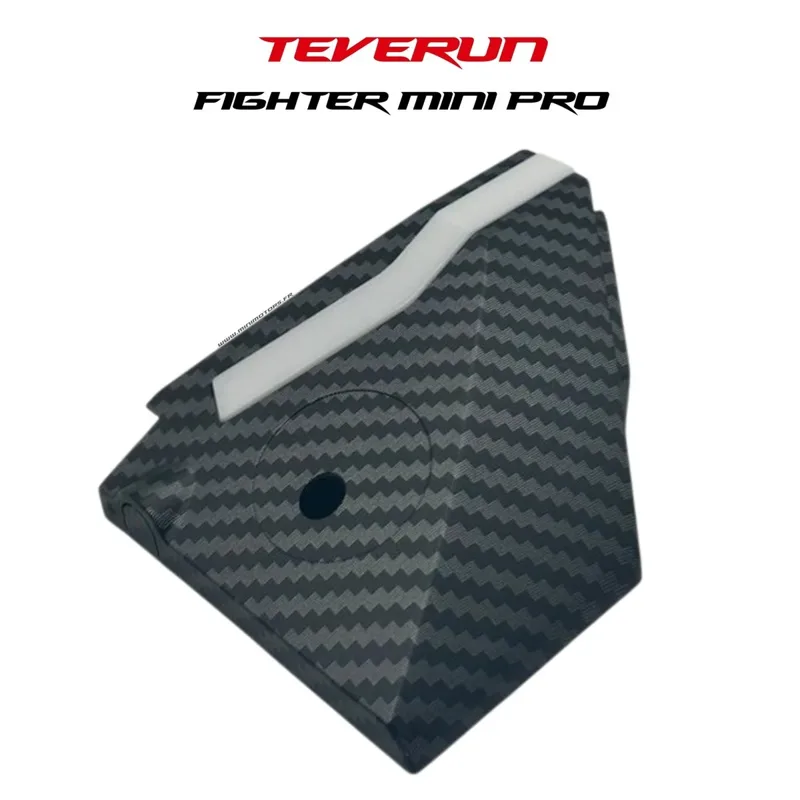 Cache protection LED deck avant gauche · arrière droit effet carbone – Teverun Fighter Mini Pro, Mini 2026