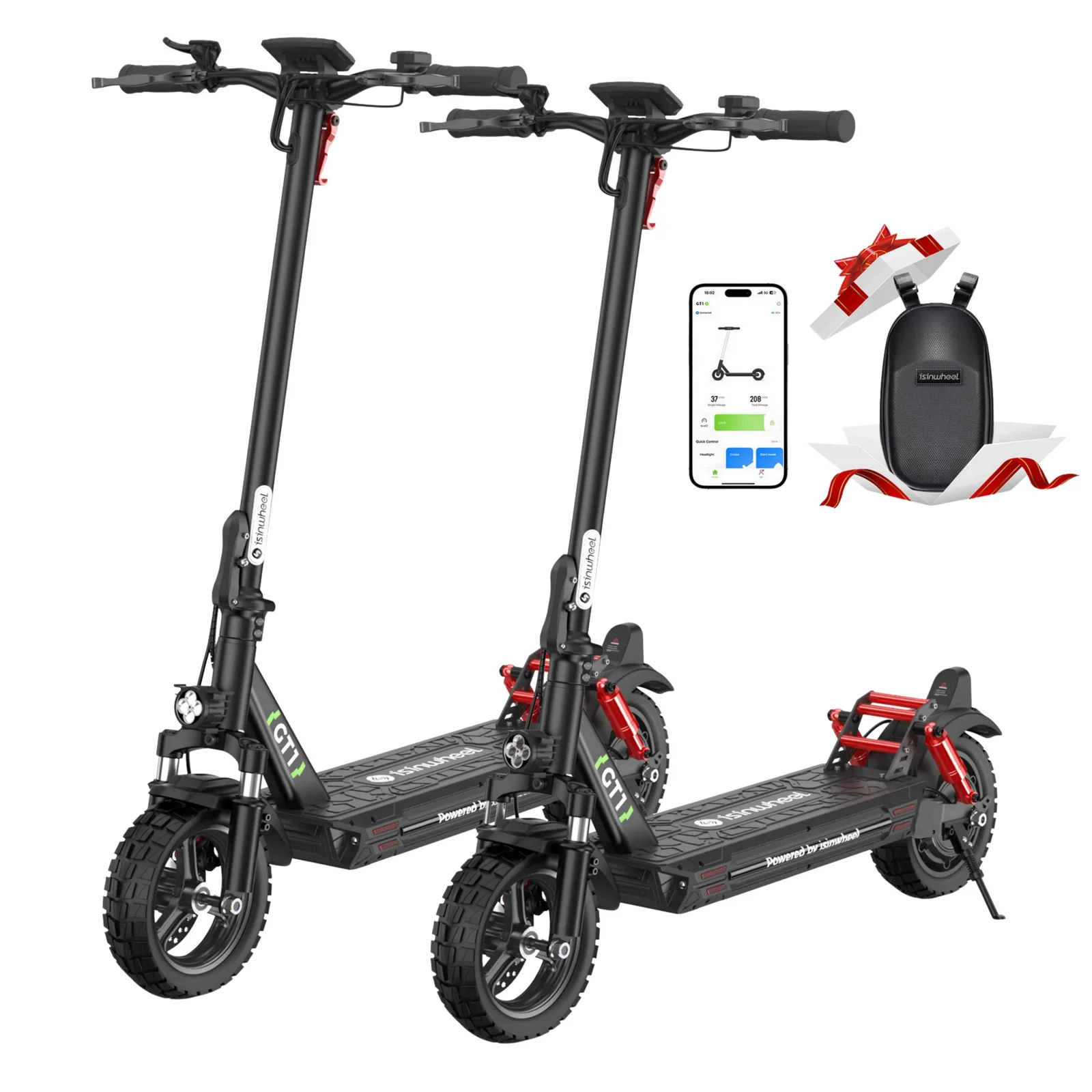 Isinwheel GT1 Trottinette électrique tout terrain 800W