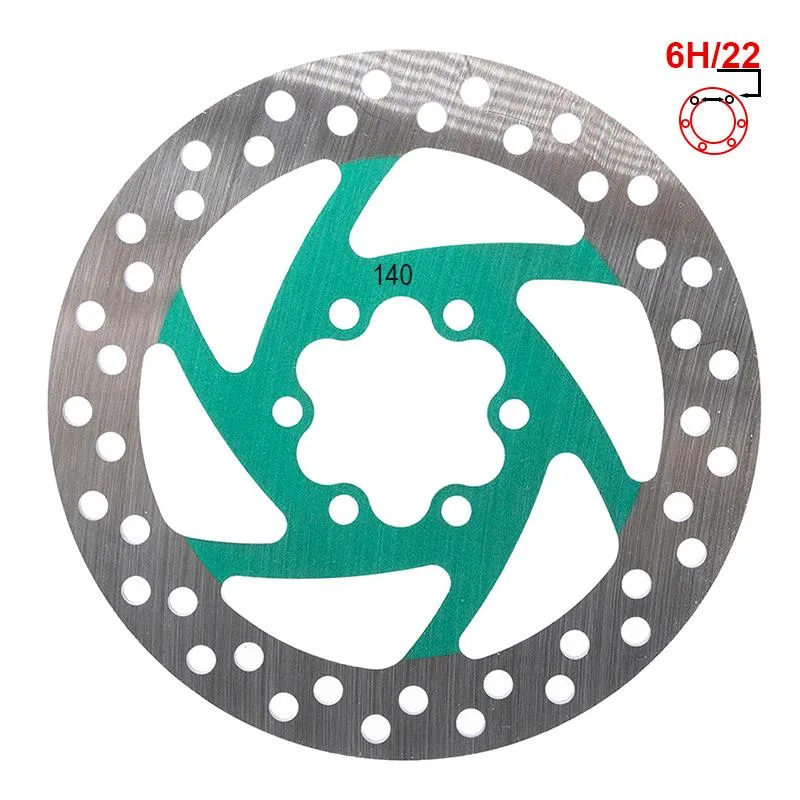 Disque de frein 6H 140mm · Vert pour Ninebot P100SE
