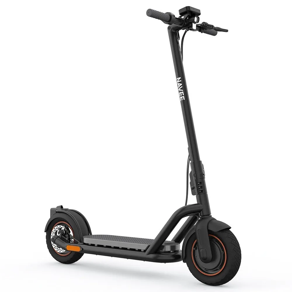 NAVEE N65 Scooter électrique pliable 10 pouces Moteur 500W 25km/h Batterie 48V 12,5Ah Portée maximale 65KM Frein à disque IPX4 Étanche Bluetooth APP