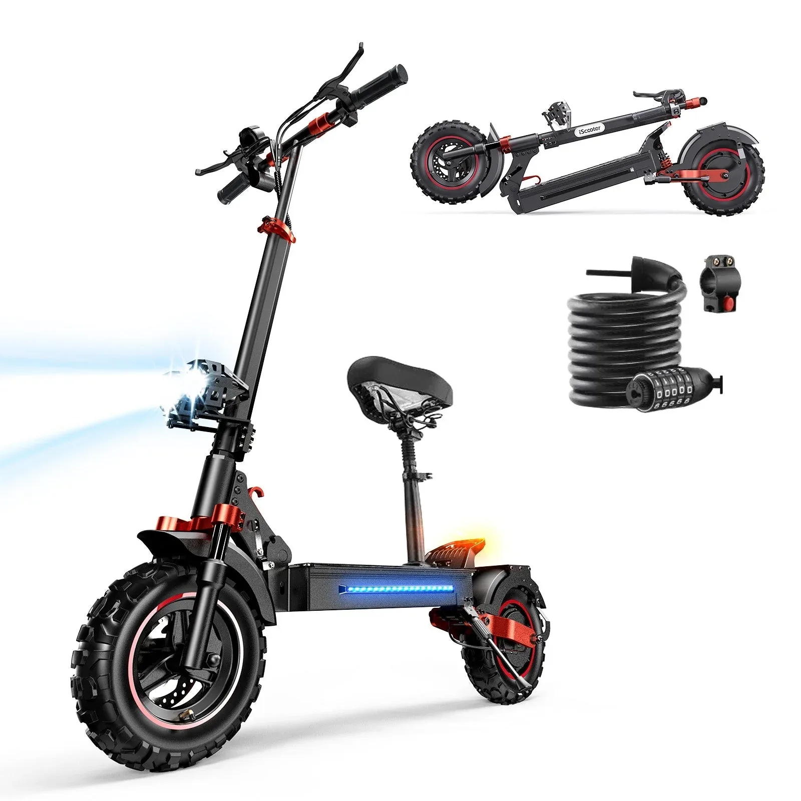 IScooter iX5S 1000W Trottinette Électrique Tout-Terrain