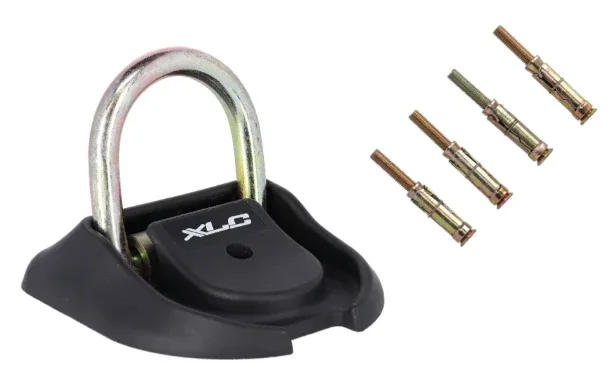 Ancre de fixation pour antivol - XLC LO-G01 16 mm Noir