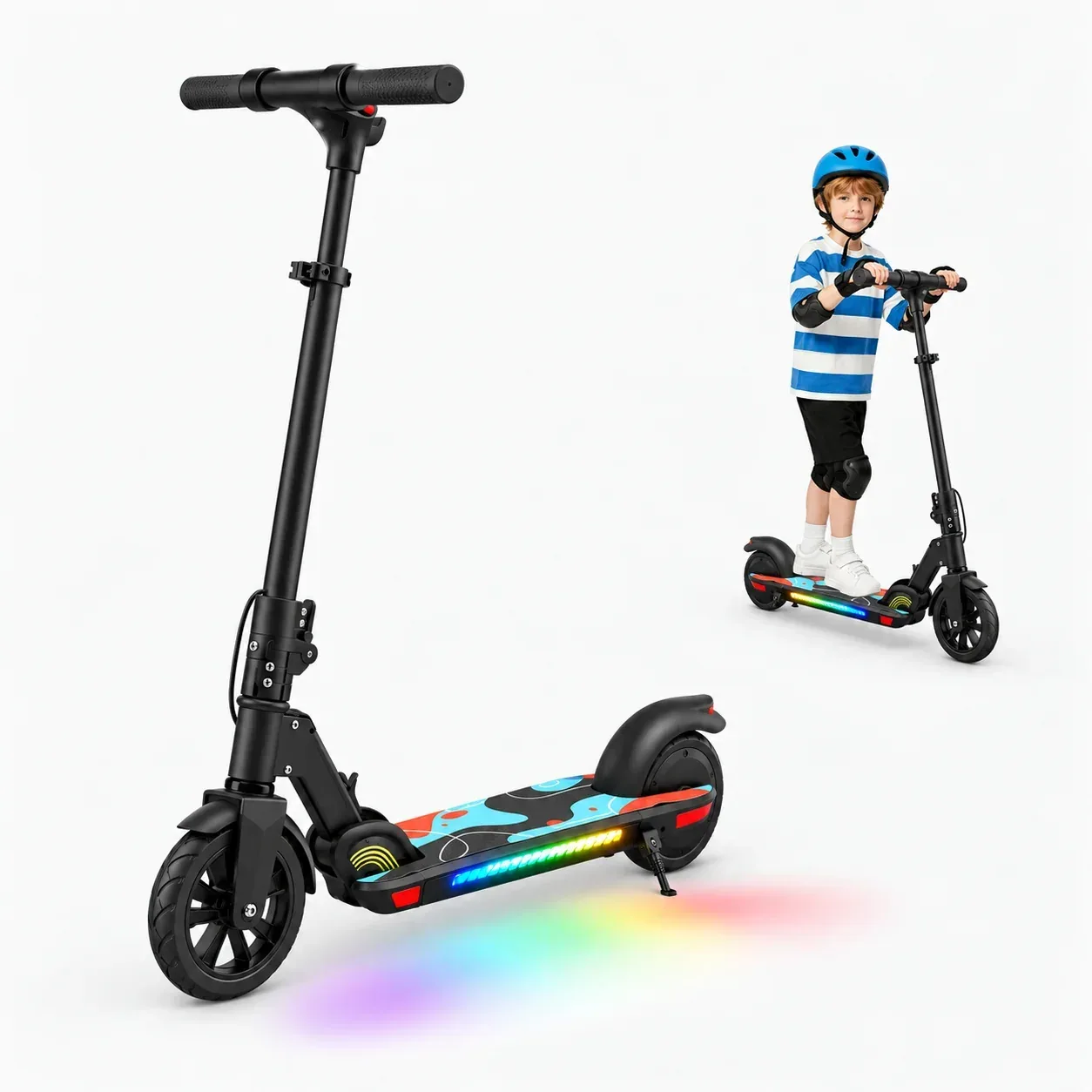 K4 Pro Trottinette électrique pliable pour enfants avec guidon réglable en hauteur